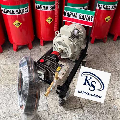 پمپ کارواش 500 بار  برتولینی ایتالیایی 30 اسب الکتروژن